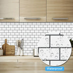 3D Self-Adhesive Waterproof Tile Stickers for Kitchen