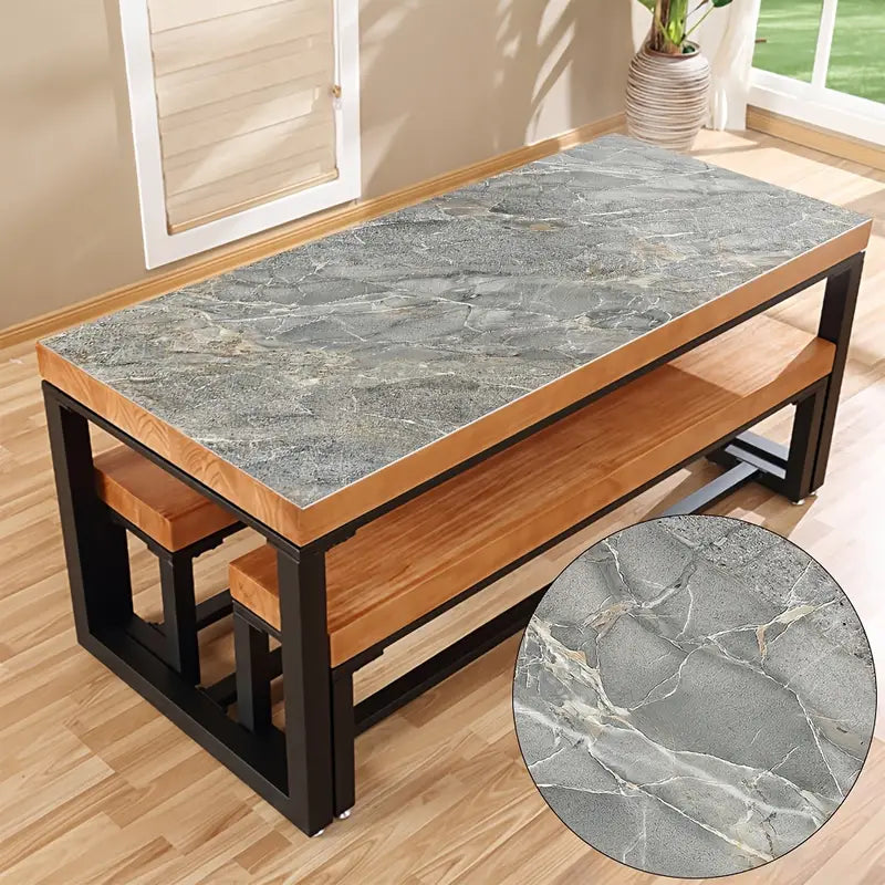 10pcs Waterproof Decorative Marble Tile Stickers