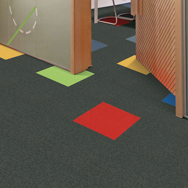 Fire-Resistant Square Carpet for Office and Home Use