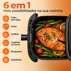 Air Fryer Elétrica 5,5L para Cozinha