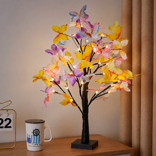Árvore LED Decorativa com Borboletas