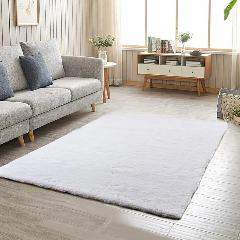 Faux Fur Area Rug for Bedroom and Living Room (1pc)