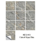 10pcs Waterproof Decorative Marble Tile Stickers
