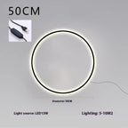 Round Modern Wall Lamp - Creative Bedside Design
