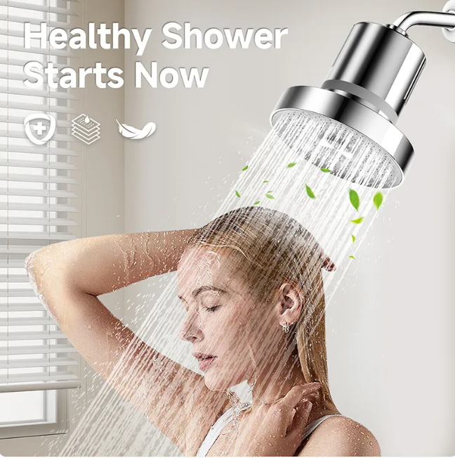 15-Layer Filtered Supercharged Shower Head