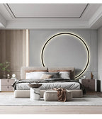 Round Modern Wall Lamp - Creative Bedside Design