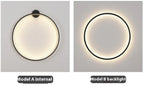 Round Modern Wall Lamp - Creative Bedside Design